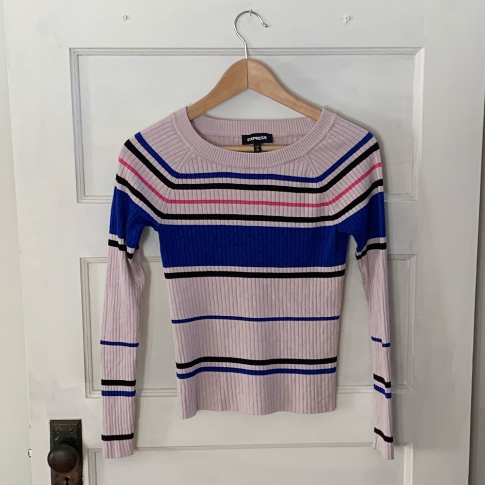 Express Ribbed Sweater Size M